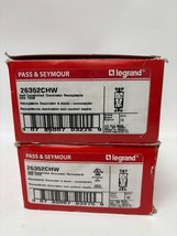 New 20 PK Legrand 26352CHW Plug Load Receptacle, 20A, 125V, Half-Control... - $60.00