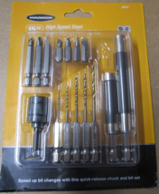 WARRIOR High Speed Steel Quick Change Drill Bit Set 15-Piece - $17.09