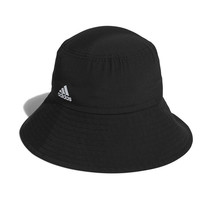 Adidas Women&#39;s UV Bucket Hat Casual Sportswear Cap Nylon Black NWT IB0308 - £30.14 GBP