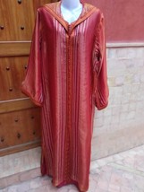 vintage Ramadan Moroccan Djellaba for women, Muslim 2 pieces dress, Jall... - $250.99