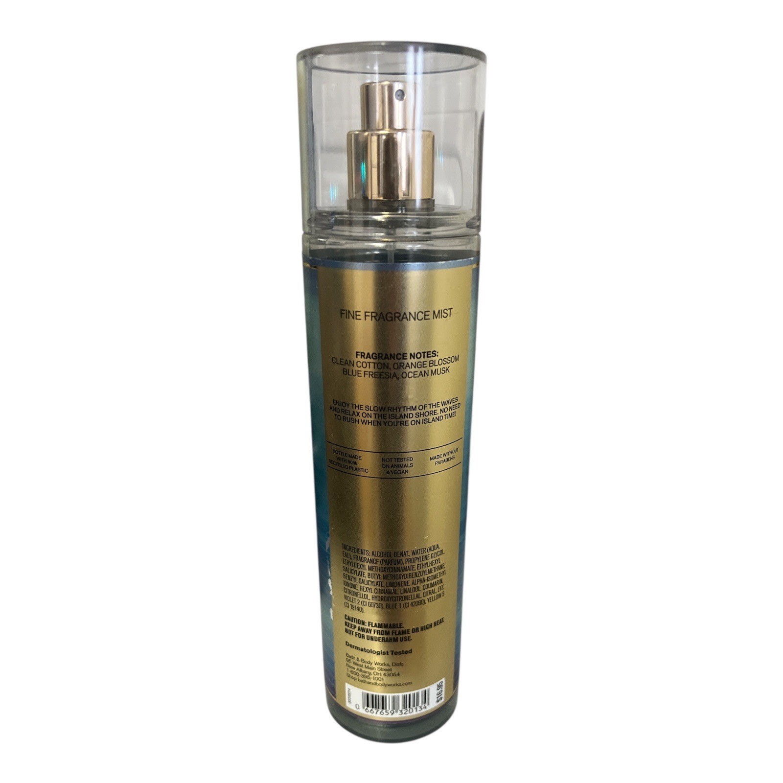 Bath & Body Works Sea Island Shore Fine Fragrance Mist 8 fl oz Ocean Musk Clean Item image 3