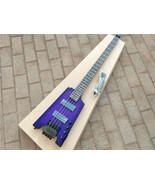 4 Strings Headless Electric Bass Guitar,Purple Mahogany Body&amp;Maple Neck ... - $279.00