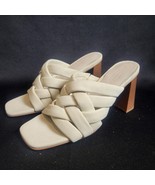 NWOB Journee Collection Women&#39;s Dorisa Square Toe Suede Mule Sandals Blo... - $33.83 CAD