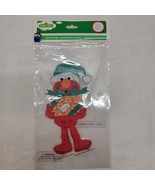 Sesame Street ELMO 8”X 4” CHRISTMAS Reusable Window Cling Sticker Washab... - $133.29 MXN