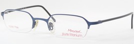 Vintage MENRAD 1317 310 Azul/Negro Gafas Puro Titanio 47-20-135mm - £57.57 GBP