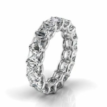 4.42 carat 14K White Gold Princess Eternity Diamond Ring U Prong Set G-H/VS2 - £4,430.03 GBP