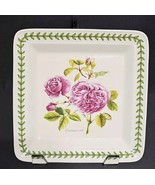 Portmeirion Botanic Roses Square Salad Plate 8 1/2&quot; Multimotif Roses Lau... - $30.21 CAD
