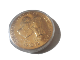 American Revolution Bicentennial Coin Token 1776-1976 Samuel Adams &amp; John Henry - £7.58 GBP