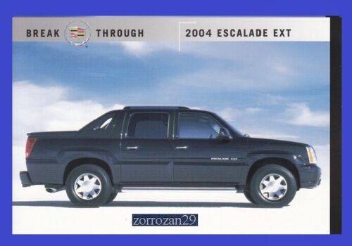 2004 CADILLAC ESCALADE EXT VINTAGE COLOR POSTCARD - USA - EXCELLENT ORIG... - $6.34