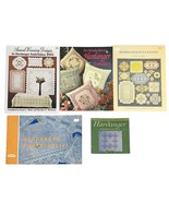 Hardanger Embroidery Vtg Book Lot of 5 Norwegian Needlework Patterns Des... - €17,93 EUR