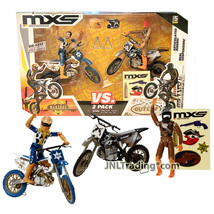 Year 2014 MXS Motocross Die Cast 2 Pk Motorcycles with Riders MARSHALL vs OUTLAW - £75.91 GBP