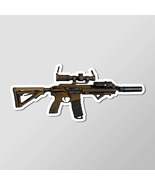 M416 Carbine Assault Rifle w/ LPVO Gun Art Die Cut Vinyl Sticker - £3.96 GBP