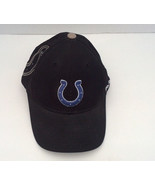 Indianapolis colts black  onfield reebok hat cap equipment NFL back size... - $375.38 MXN