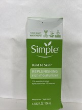 Simple Sensitive Replenishing Rich Moisturizer Vitamin Replenish 12H 4.2oz - $4.95