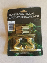 Action Industries, Inc. 1983 Item #2928 Planter Swag Hooks Item #2928 (NEW) - £7.36 GBP