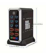 660W Fast USB C GaN III Pro Charger Block, 10 Port Charging Station, Dua... - $1,572.46 MXN