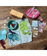 Mixed Lot 18” Doll Picnic Accessories, Food, And More! (30+ Pieces) - $19.51 CAD
