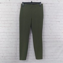Talbots Pants Womens 4 Green Portland Side Zip Skinny Comfort Waist - $24.98