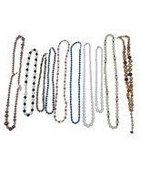 VINTAGE Costume Jewelry Lot- 10 Necklaces  from  20&quot;-32&quot;  Beaded (Lot of... - €15,31 EUR