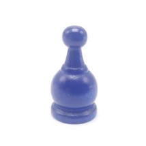 Parcheesi Blue Pawn Token Replacement Game Part Piece Wooden Ludo Jue De Dada - £1.82 GBP