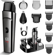 Beard Trimmer For Men - 5 In 1 Kit Electric Razor, Cordless Mustache Nos... - $44.98