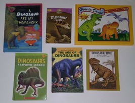 6 Dinosaur Book Lot How To Draw Scholastic Reader Info Classroom Homeschool - £15.91 GBP