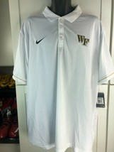 WAKE FOREST DEMON DEACONS-POLO SHIRT- NIKE ELITE ON FIELD-LARGE-NWT-$65 ... - £27.63 GBP