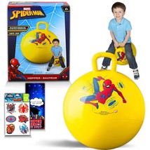 Marvel Spiderman Hopper Ball Bundle - Includes Spiderman 15" Hopper Ball, 300+ S - £29.53 GBP