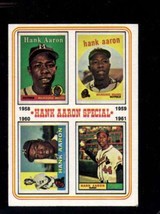 1974 Topps #3 Hank Aaron Ex Braves 1958-61 Hof *X106807 - £7.25 GBP