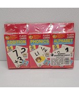 Vintage Muppet Brighter Child Flash Card Set Of 3 - Addition, Phonics, A... - $101.36 CAD
