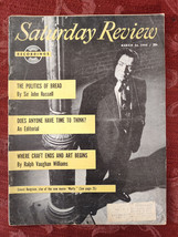 Saturday Review March 26 1955 Ernest Borgnine Ralph Vaughan Williams - £6.90 GBP