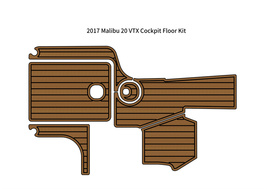 2017 Malibu 20 VTX Cockpit Floor Kit Pad Boat EVA Foam Faux Teak Deck Floor Mat - £397.11 GBP