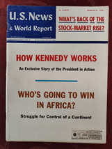 U S NEWS World Report Magazine March 6 1961 How President John F Kennedy Works - £11.32 GBP