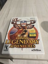 Cabela&#39;s Legendary Adventures Cib Complete w/ Manual For Nintendo Wii - £3.95 GBP