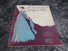 A Beautiful Lady in Blue by Sam Lewis F Fred Coats - £2.35 GBP