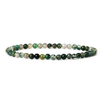 4/6mm Mini Energy Charm Bracelets Natural Stone Beads Yoga Healing Bracelet Jewe - £10.47 GBP
