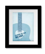 Closer to the Heart - Song Lyric Rock Music Art Print, Plaque or Canvas - $360.99 MXN+