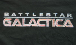 New Battlestar Galactica TV Series Name Logo T-Shirt NEW UNWORN - £15.21 GBP