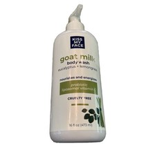 Kiss My Face Goat Milk Body Wash Eucalyptus &amp; Lemongrass Probiotic Vita ... - $15.85