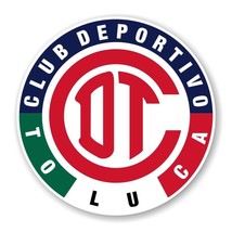 Diablos Rojos Toluca 2017 Mexico Round Decal Die cut - £3.12 GBP+