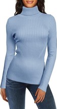 v28 Woman&#39;s Turbabyblue Mock Neck Ribbed Knit Pullover Sweater - Size: S... - £13.70 GBP