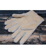 Polo Ralph Lauren Thinsulate 40g Beige Suede Winter Warm Insulated Glove... - $60.78