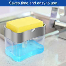 Kitchen Sink Soap Dispenser with Sponge Holder - $14.95