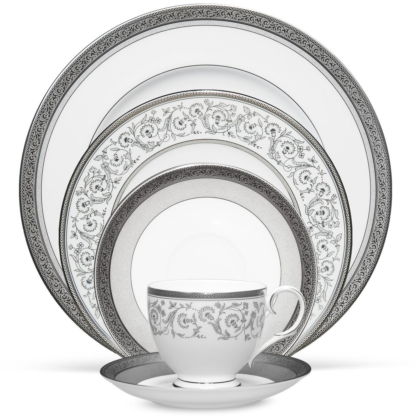 Primary image for Noritake Summit Platinum 5Pc Place Setting