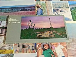 Soviet vintage set of postcards &quot;BAM&quot; USSR. Original 1974 - £27.25 GBP