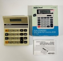 Vintage Radio Shack Dual Powered Calculator, EC-2019 Cat. No. 65-583 - $8.90