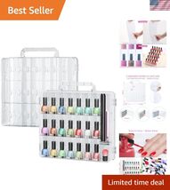 Two Nail Polish Organizer Case Holders, 48 Bottles Universal Nail Storag... - $73.24