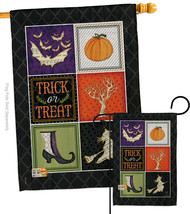 Trick or Treat Collage - Impressions Decorative Flags Set S112074-BO - £45.60 GBP