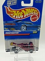 1997 Vintage Hot Wheels Collector #375 DOGFIGHTER Red w/Chrome 5Dot Spoke Wheels - £3.72 GBP