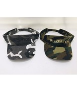 Las Vegas Silverton Casino Visor hat cap Camo Camoflague Wht/ Grn (lot o... - $39.97 CAD
